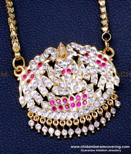 Gajalakshmi on sale pendant design